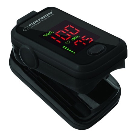 Pulsoximetru de deget Esperanza cu afisaj LED, masurare SpO2 si puls