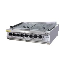 Gratar-Grill profesional cu roca vulcanica-120x90cm