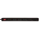 PRELUNGITOR LOGILINK, Euro skt x 6, conectare prin Schuko (T), cablu 1.5 m, 7.5 A, protectie contact accidental, on / off, negru, &quot;LPS232B&quot; (timbru ve