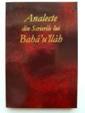 Analecte din scrierile lui Baha`u`llah