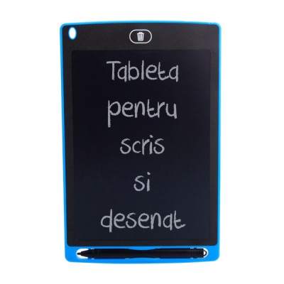 Tableta LCD pentru scris si desenat, DigiTab, 8.5&amp;quot;, albastru foto