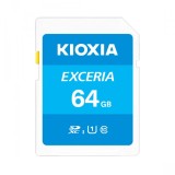 Card Memorie SDHC KIOXIA Exceria, 64Gb, Clasa 10 / UHS-1 U1