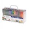 Set 140 piese Pixuri cu Gel Multicolor cu Sclipici (glitter)