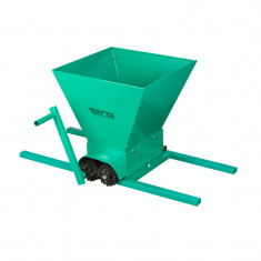 Zdrobitor manual pentru struguri Tatta, 20 l, 300 kg/h, cuva detasabila, Verde foto