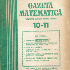 România, Gazeta Matematică, nr. 10-11/1983, număr dublu