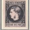 ROMANIA1866/67 LP 20 c CAROL FAVORITI 20 PARALE NEGRU/ROZ CENUSIU HARTIE SUBTIRE