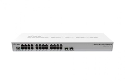Management Switch 24 x Gigabit, 2 x SFP+, 1U - Mikrotik CRS326-24G-2S+RM foto