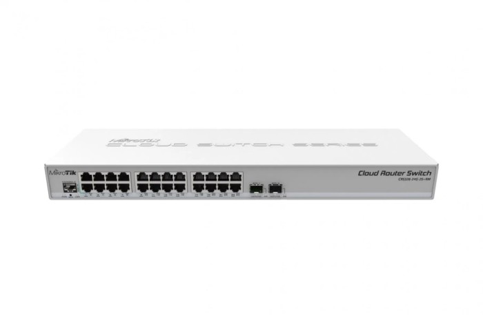 Management Switch 24 x Gigabit, 2 x SFP+, 1U - Mikrotik CRS326-24G-2S+RM