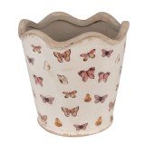 Cumpara ieftin Ghiveci flori ceramica Fluturasi 19x18 cm