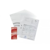 Folie de protectie documente A4 Cristal Durable 10/set