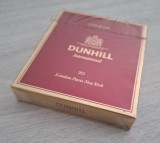 PACHET VECHI TIGARI - DUNHILL INTERNATIONAL - PLIN - SIGILAT - CARTONAT - COLECTIE