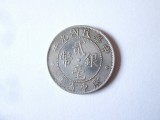 China provincia Kwang-Tung 20 Cents 1920 argint,diametrul:23 mm,greutate:5,30 grame