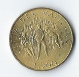 Moneda 200 lire 1989 - Vatican
