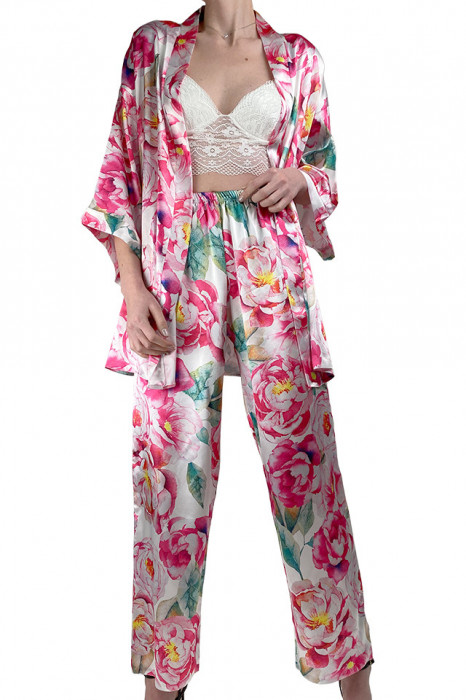 Compleu satin 3161 Floral M