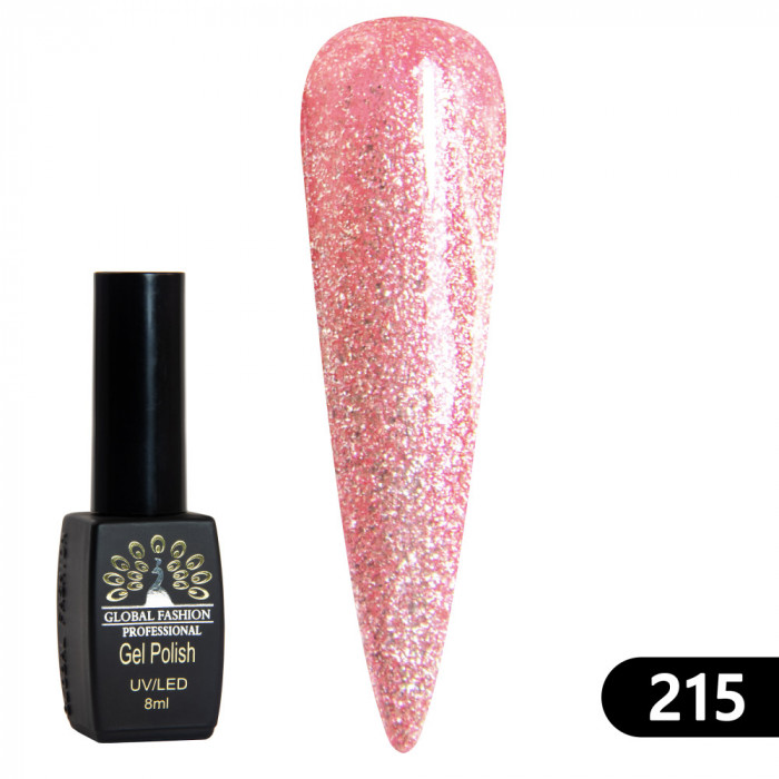 Oja semipermanenta BLACK ELITE, Global Fashion 8 ml, 215