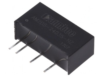 Convertor DC/DC 2W 24V la 3.3V 400mA foto
