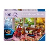 Puzzle XL Ravensburger - Anotimpuri muzicale, pentru varstnici, 100 piese mari