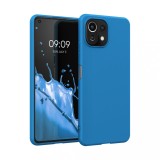 Husa Kwmobile pentru Xiaomi Mi 11 Lite 5G/11 Lite 5G NE, Silicon, Albastru, 54726.228, Carcasa