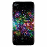 Husa silicon pentru Apple Iphone 4 / 4S, Rainbow Colored Soap Bubbles
