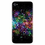 Husa silicon pentru Apple Iphone 4 / 4S, Rainbow Colored Soap Bubbles