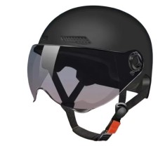 Casca protectie bicicleta/trotineta electrica FIXATO, Unisex, cu viziera detasabila, usoara si aerodinamica, marime universala 56-62 cm, Neagra