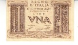 M1 - Bancnota foarte veche - Italia - una lira - 1935