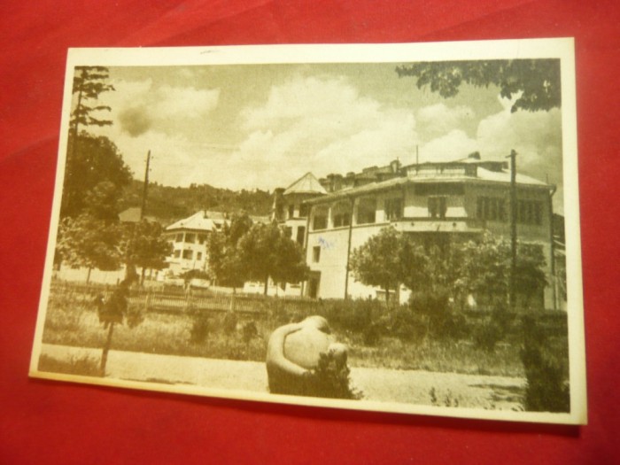 Ilustrata Slanic Prahova - Vedere ,circulat 1962