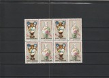 ROMANIA 1991 LP 1258 a EXPOZITIA FILATELICA ROMANO-CHINEZA BLOC DE 4 TIMBRE MNH, Nestampilat