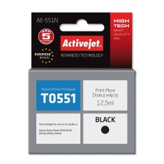 Cartus compatibil T0551 black pentru Epson C13T055140, Premium Activejet, Garantie 5 ani