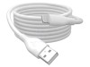 Cablu USB 2.0 DIGITUS alb 1m Apple Lightning la USB A nichelat