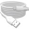 Cablu USB 2.0 DIGITUS alb 1m Apple Lightning la USB A nichelat
