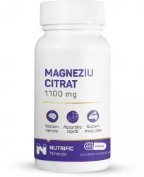 MAGNEZIU CITRAT 375mg 60tb NUTRIFIC foto