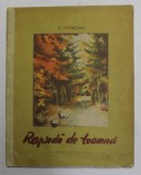 RAPSODII DE TOAMNA de G. TOPIRCEANU, ilustratii de MARCELA CORDESCU , 1954