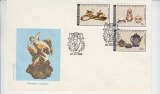 C12 - FDC Romania - Portelan romanesc - LP1277 - 1992, Romania de la 1950, Arta
