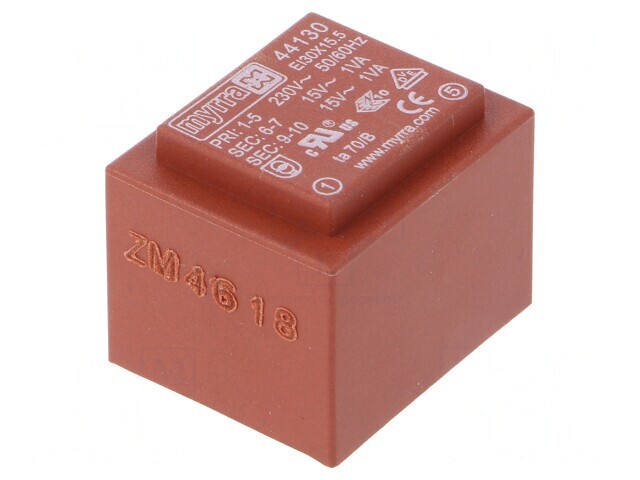 Transformator &icirc;ncapsulat 2VA 230VAC 15V PCB