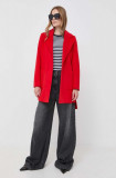 Cumpara ieftin MAX&amp;Co. palton de lana culoarea rosu, de tranzitie, desfacut, Max&amp;Co.