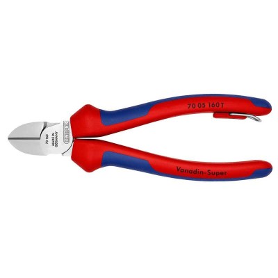 Cleste profesional cu tais diagonal Knipex 70 05 160 T, 160 mm foto