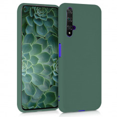 Husa pentru Huawei Nova 5T, Silicon, Verde, 51520.171 foto