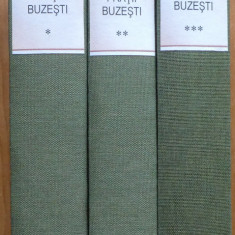 Dumitru Almas , Fratii Buzesti , 1972 - 1977 , 3 vol. legate ,vol. 1 cu autograf