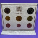 VATICAN 2009 - SET EURO MONETARIE- BENEDICT XVI - FOLDER / BU, Europa