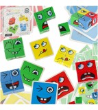 Joc interactiv de tip Puzzle cu expresii faciale &icirc;n cutie de carton, Oem