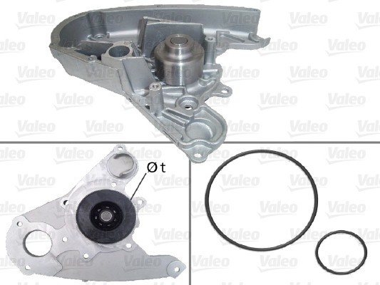 VALEO 506864 Pompă de apă, răcire motor
