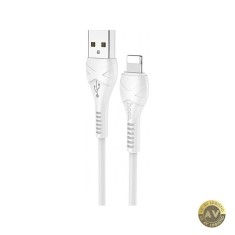 Cablu Date si Incarcare USB-A - Lightning HOCO X37 18W 1m Alb