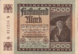 GERMANIA 5.000 marci 1922 VF+!!!