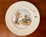 FARFURIE DECORATIVA DIN PORTELAN LIMOGES- J. P. L. FRANCE D21,8CM