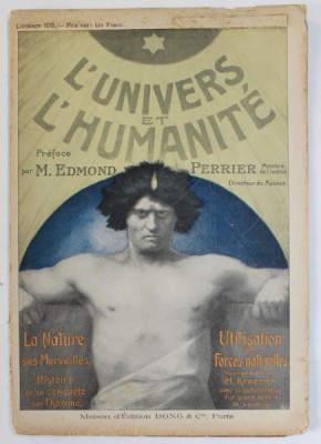 L &amp;#039; UNIVERS ET L &amp;#039;HUMANITE , REVISTA DE STIINTE NATURALE IN LB. FRANCEZA , LIVRAISON 103 , EDITIE DE INCEPUT DE SECOL XX foto