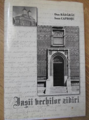 IASII VECHILOR ZIDIRI PANA LA 1821 (CU DEDICATIE CATRE DAN HATMANU)-DAN BADARAU, IOAN CAPROSU foto