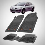 Covorase Auto TeamCar&reg; Tip Tavita Compatibile Renault Megane II Sedan (2002-2009) Negru