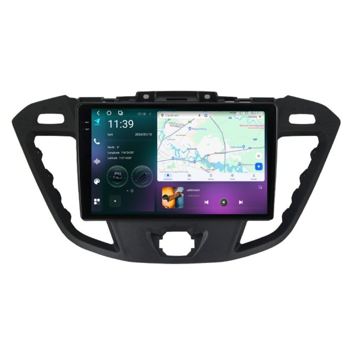 Navigatie dedicata cu Android Ford Transit / Tourneo Custom 2012 - 2018, 12GB