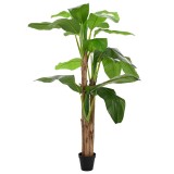 vidaXL Copac de bananier artificial Verde 125 x 25 x 250 cm 42042074